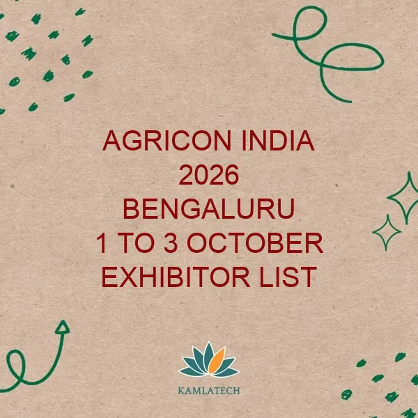 Agricon India Bengaluru 2026 Exhibitor List (174 Exhibitors)